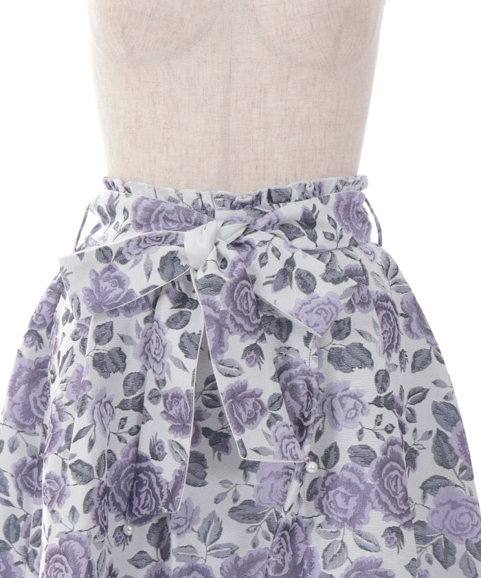 Skirt with Jacquard Ribbon