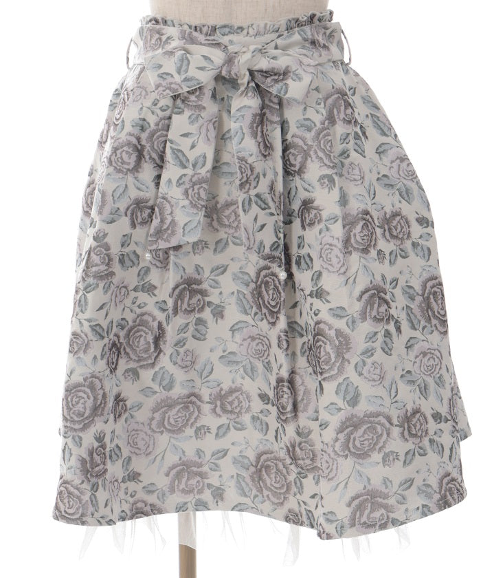 Skirt with Jacquard Ribbon