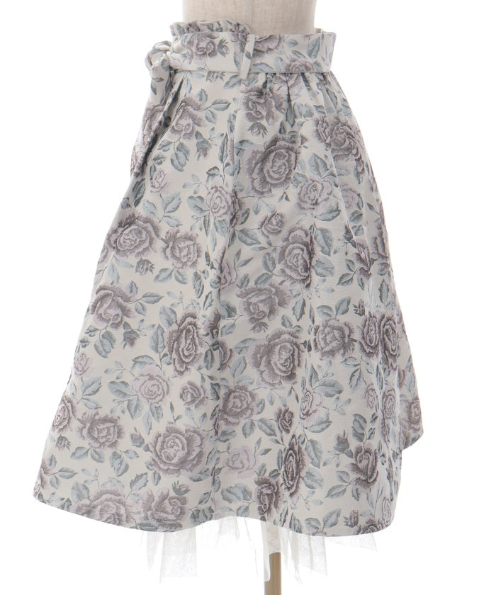 Skirt with Jacquard Ribbon