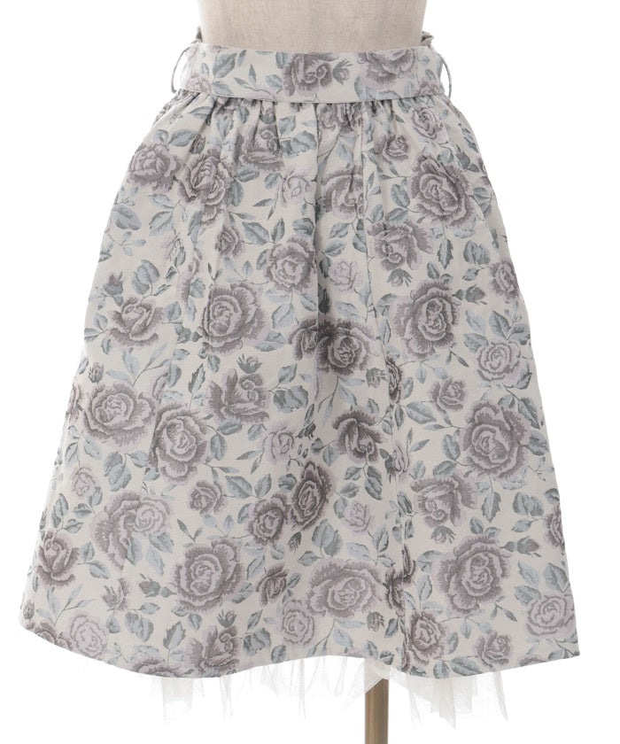 Skirt with Jacquard Ribbon