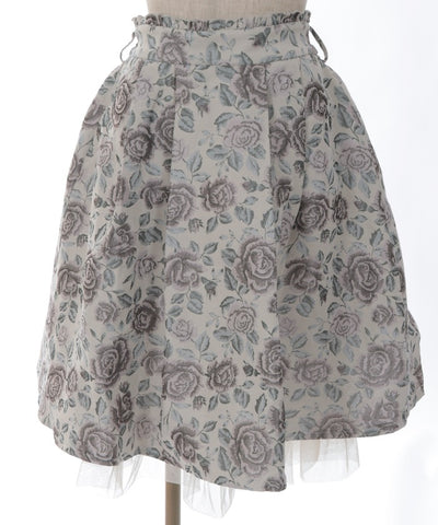 Skirt with Jacquard Ribbon