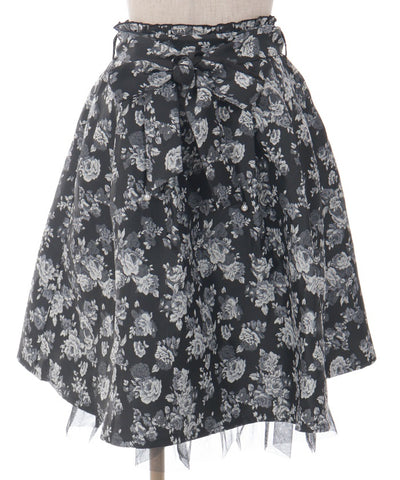 Skirt with Jacquard Ribbon