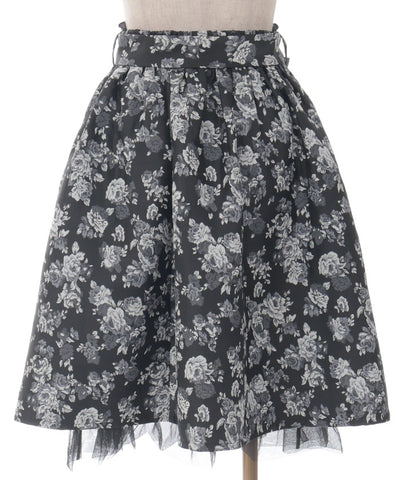 Skirt with Jacquard Ribbon