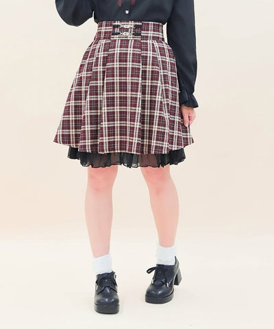 Back Frill Skirt with Suspenders