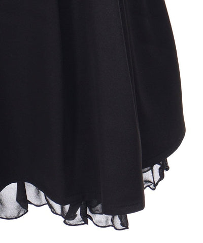 Back Frill Skirt with Suspenders