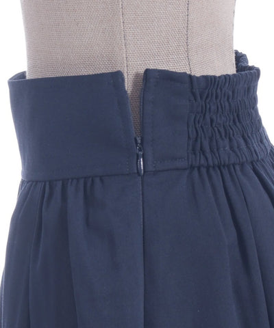 Bicolor Frill Midi Skirt