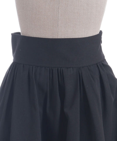 Bicolor Frill Midi Skirt