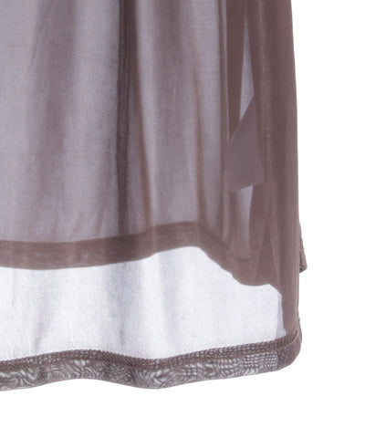Frill High-Waisted Skirt with Suspenders