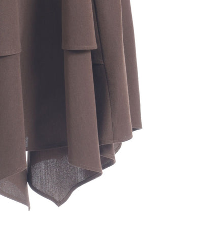 Volume & Asymmetric Hem Skirt