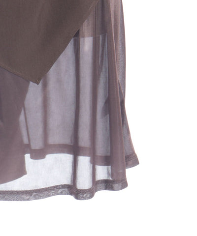Volume & Asymmetric Hem Skirt