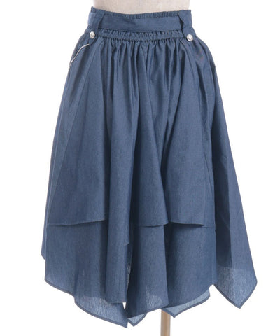 Volume & Asymmetric Hem Skirt