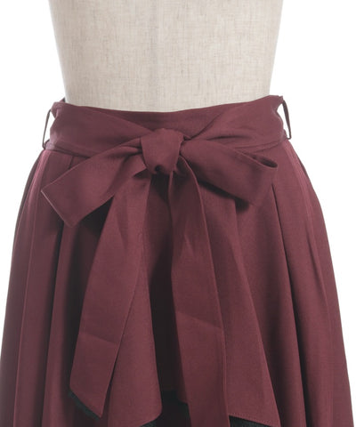 Bicolor Lace Frill Skirt