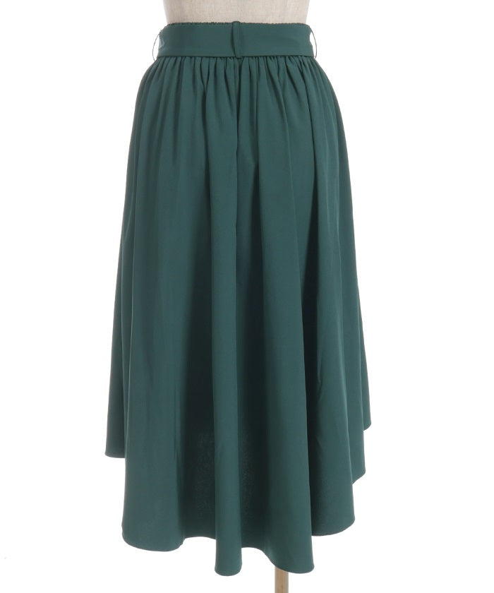 Bicolor Lace Frill Skirt