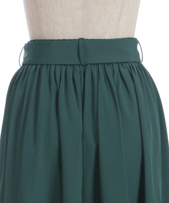 Bicolor Lace Frill Skirt
