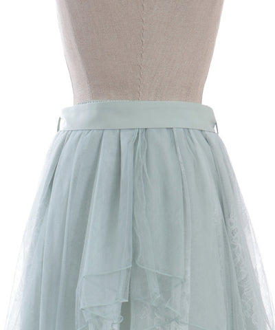 Back Frill Tulle Skirt