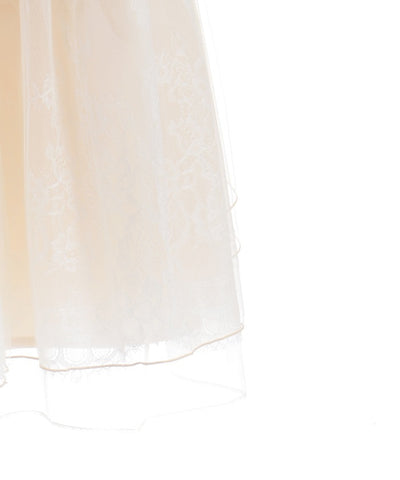 Back Frill Tulle Skirt