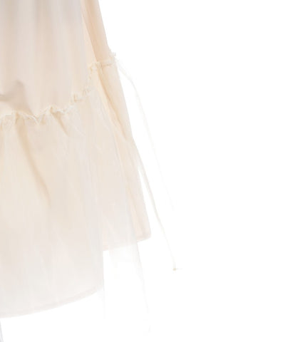 Back Frill Tulle Skirt