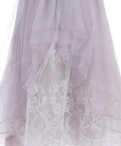 Back Frill Tulle Skirt