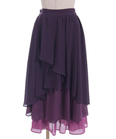 Gradation Frill Skirt