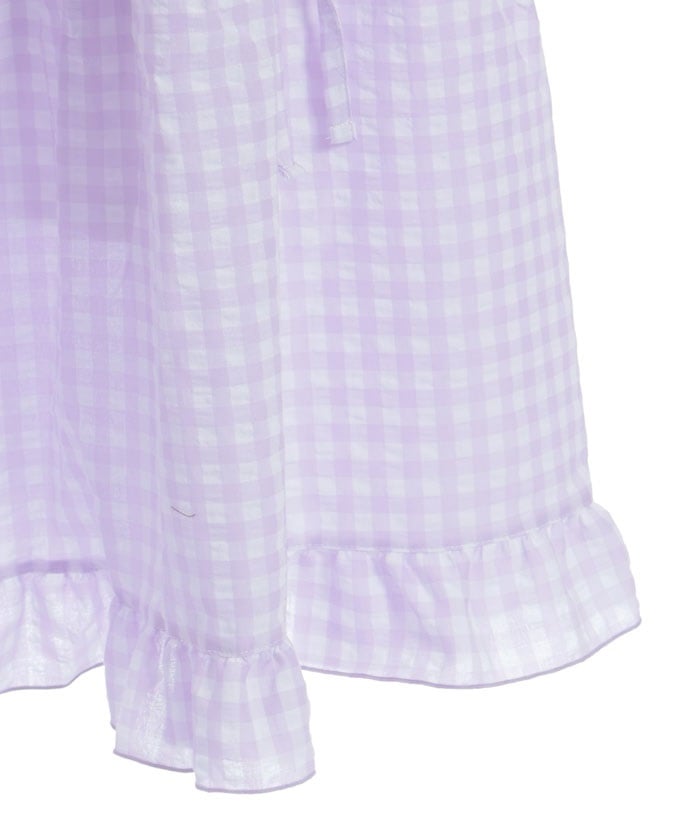 Gingham Tiered Skirt