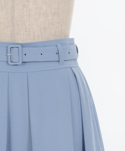Nemophila Embroidery Skirt with Belt