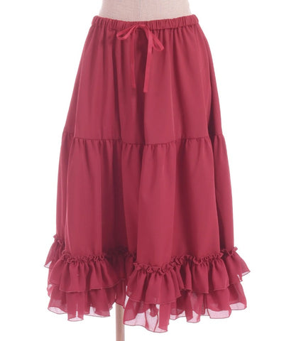 Midi Frill Pettiskirt