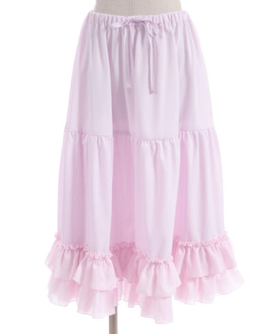 Midi Frill Pettiskirt