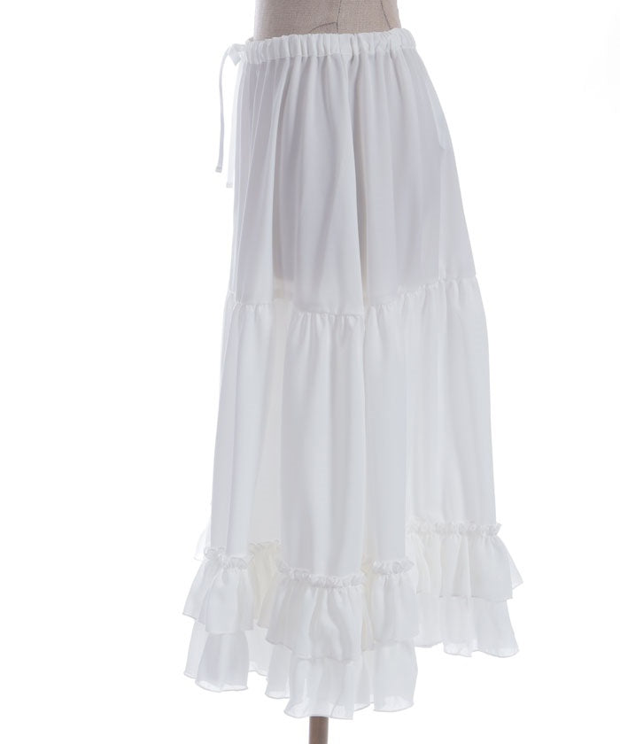 Midi Frill Pettiskirt