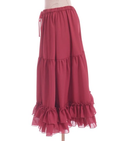 Midi Frill Pettiskirt