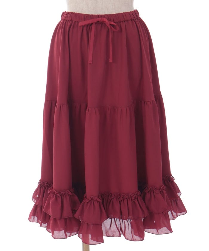 Midi Frill Pettiskirt