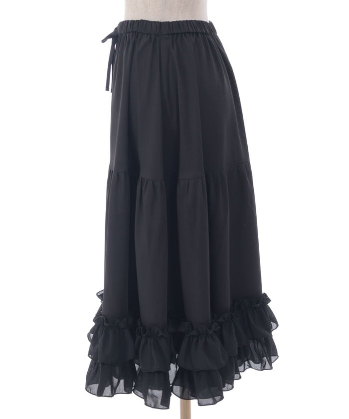 Midi Frill Pettiskirt