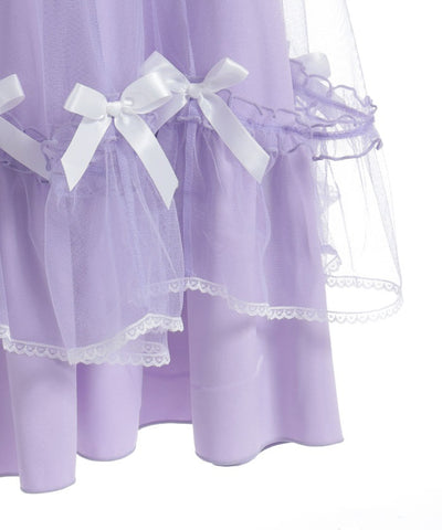 Marine Tulle Ribbon Skirt