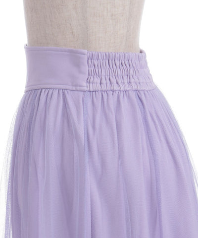 Marine Tulle Ribbon Skirt