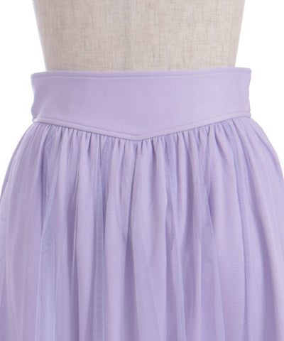 Marine Tulle Ribbon Skirt