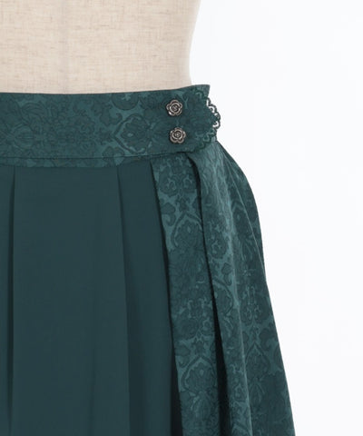 Jacquard Panel Skirt