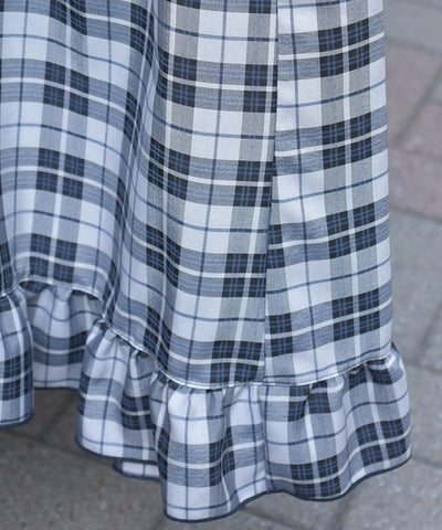 Drawstring Tiered Skirt