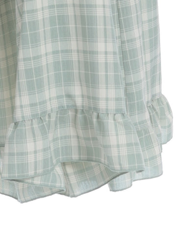 Drawstring Tiered Skirt