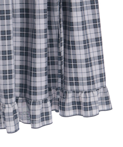 Drawstring Tiered Skirt