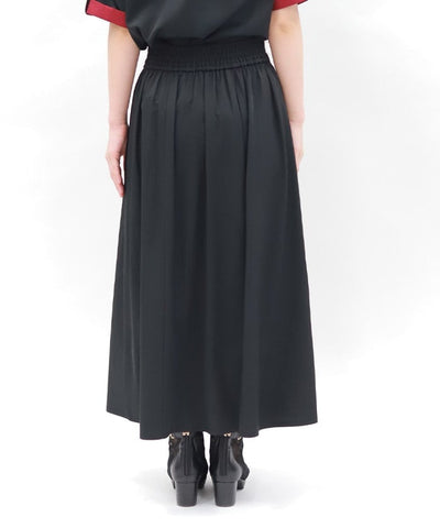 Jacquard & Pleated Skirt