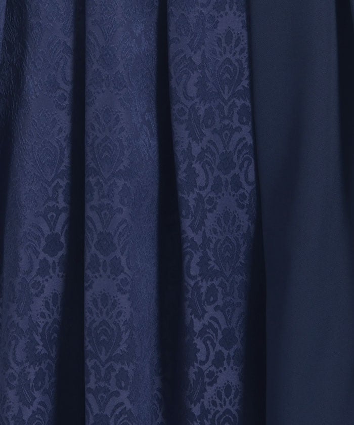 Jacquard & Pleated Skirt