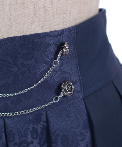 Jacquard & Pleated Skirt