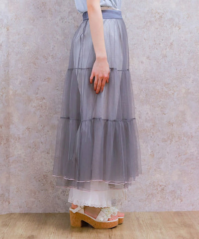 Layered Tulle Frill Skirt