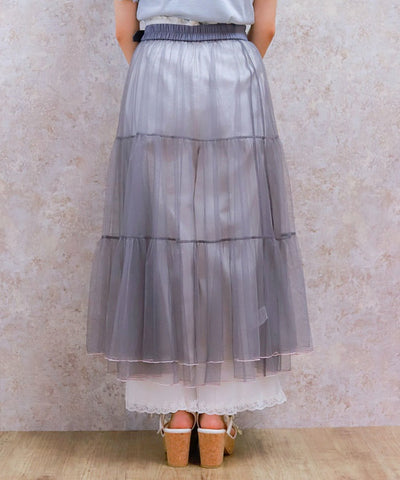 Layered Tulle Frill Skirt