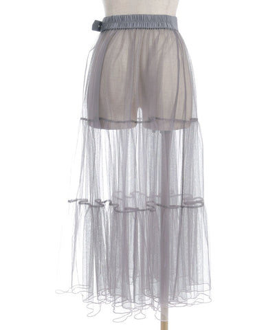 Layered Tulle Frill Skirt
