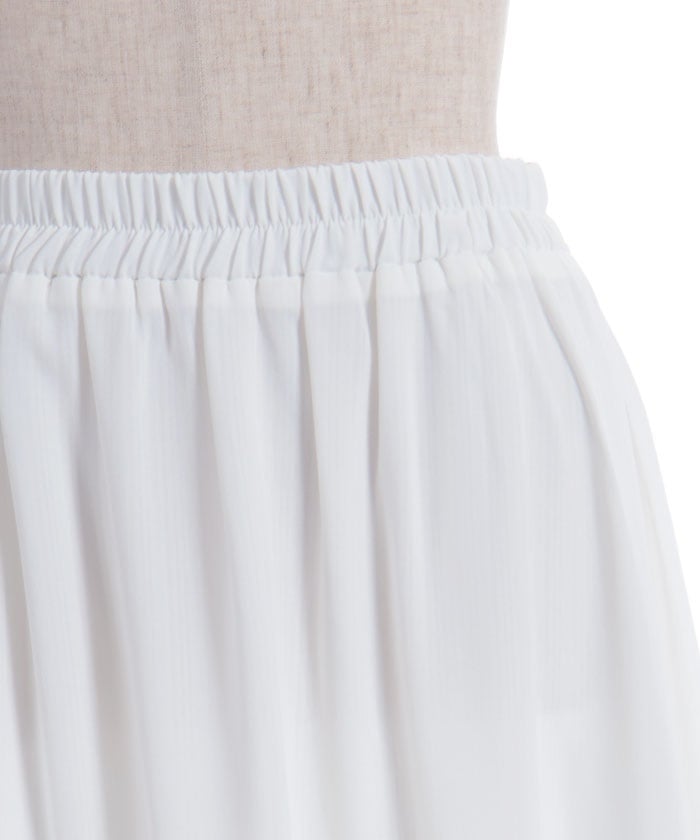 Ribbon & Bouquet Embroidery Skirt