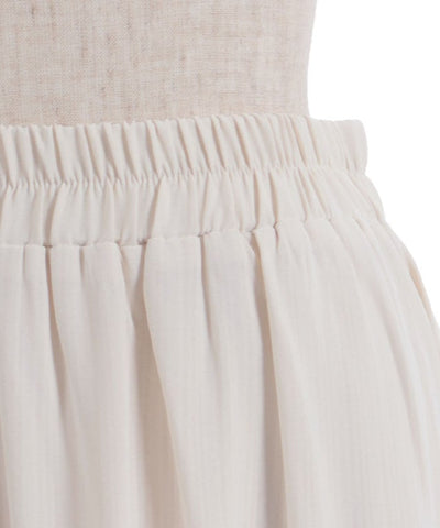 Ribbon & Bouquet Embroidery Skirt