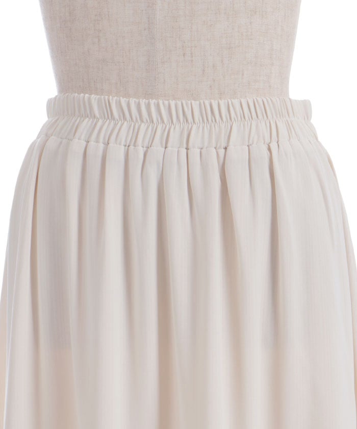 Ribbon & Bouquet Embroidery Skirt