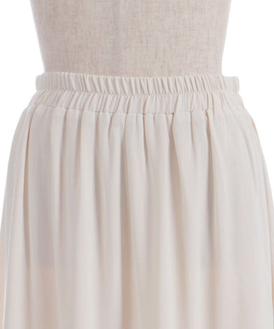 Ribbon & Bouquet Embroidery Skirt