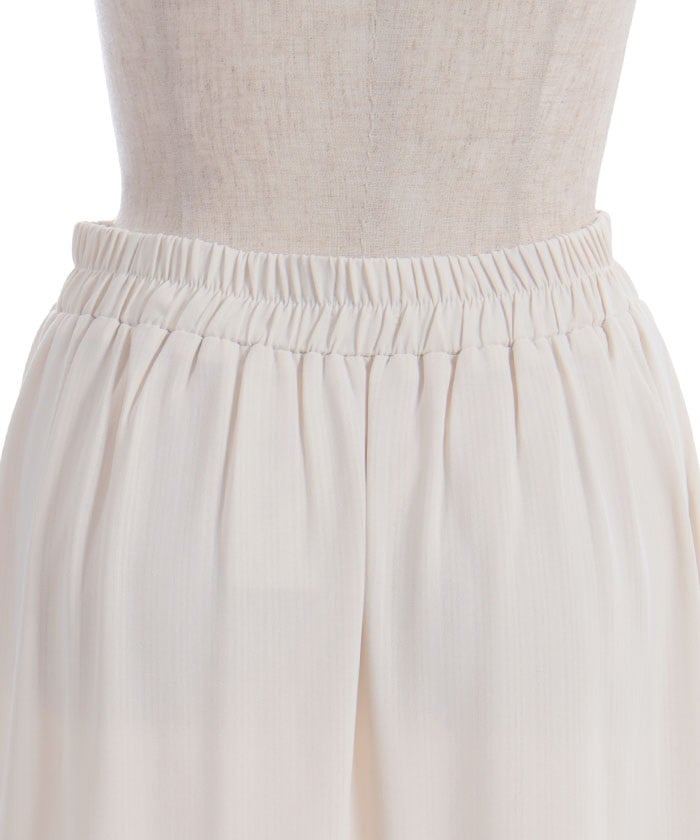 Ribbon & Bouquet Embroidery Skirt