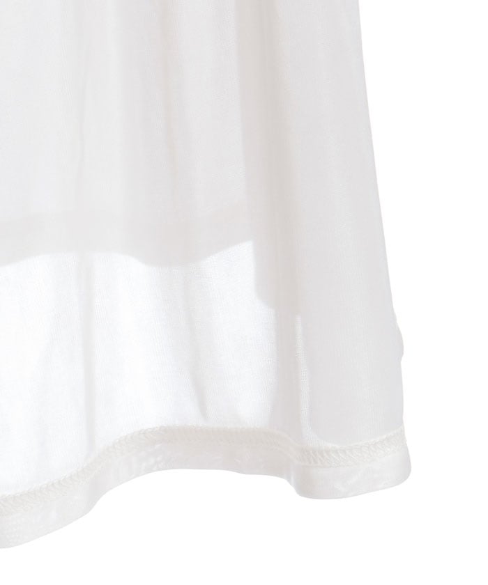 Ribbon & Bouquet Embroidery Skirt